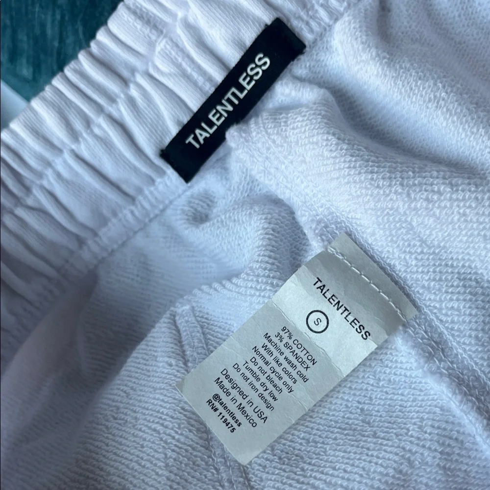 Talentless White Men's Shorts